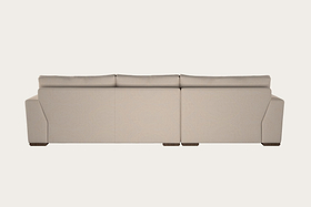 Guddu Large Right Hand Chaise Sofa - Brera Linen Natural