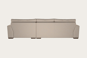 Guddu Large Right Hand Chaise Sofa - Brera Linen Pebble-MAKE TO ORDER-Nkuku