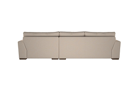Guddu Large Right Hand Chaise Sofa - Brera Linen Pebble-MAKE TO ORDER-Nkuku