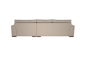 Guddu Large Right Hand Chaise Sofa - Brera Linen Pebble-MAKE TO ORDER-Nkuku