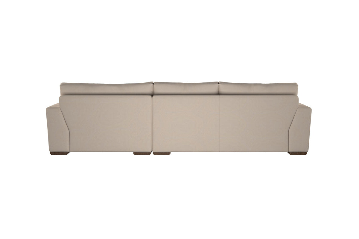Guddu Large Right Hand Chaise Sofa - Brera Linen Pebble-MAKE TO ORDER-Nkuku