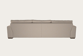Guddu Super Grand Sofa - Recycled Cotton Natural-MAKE TO ORDER-Nkuku