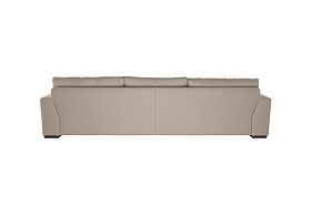 Guddu Large Right Hand Chaise Sofa - Brera Linen Sage-MAKE TO ORDER-Nkuku