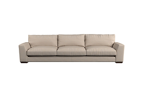 Guddu Large Right Hand Chaise Sofa - Brera Linen Sage-MAKE TO ORDER-Nkuku