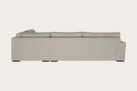 Guddu Large Right Hand Corner Sofa - Brera Linen Natural