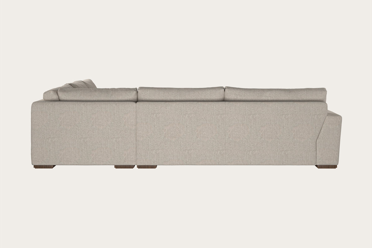 Guddu Large Right Hand Corner Sofa - Brera Linen Natural