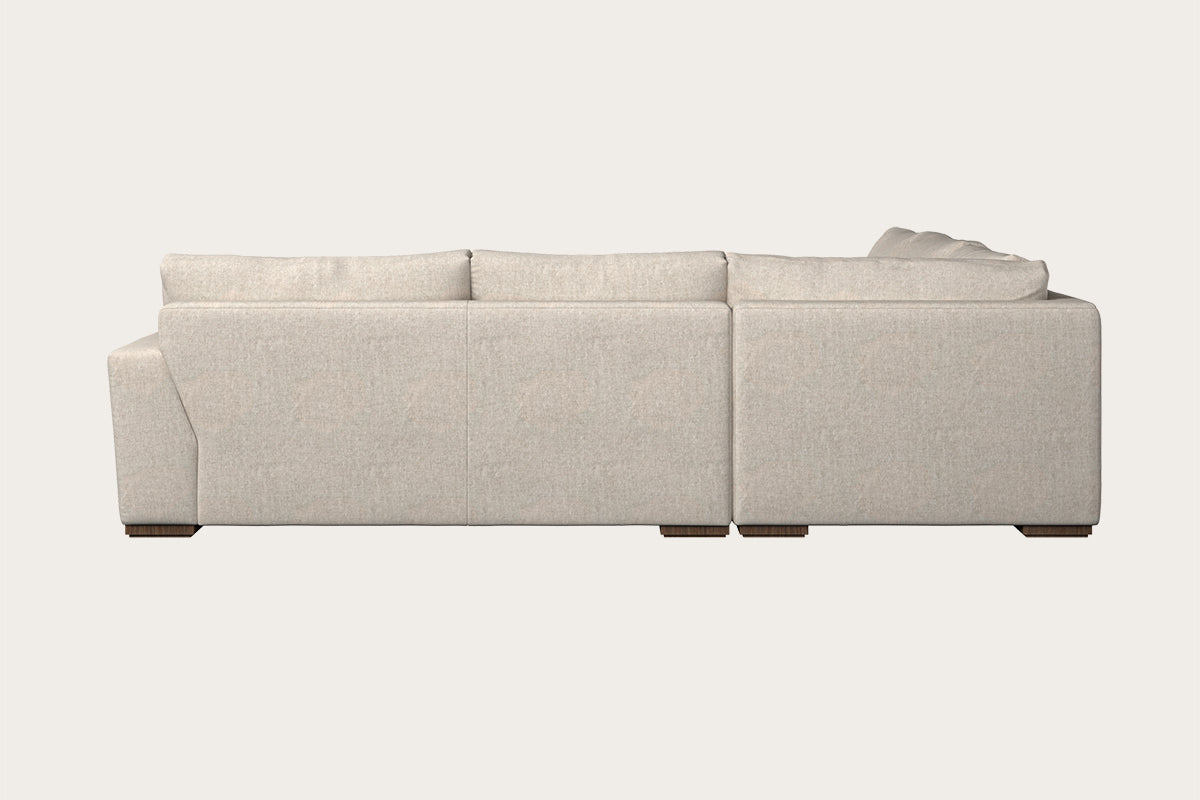 Guddu Large Right Hand Corner Sofa - Brera Linen Natural
