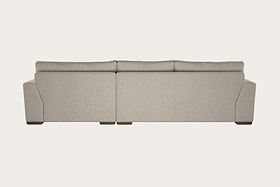 Guddu Medium Right Hand Chaise Sofa - Brera Linen Natural