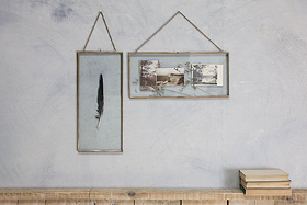 Gigantic Antique Brass Kiko Frame