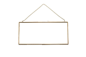 Gigantic Antique Brass Kiko Frame