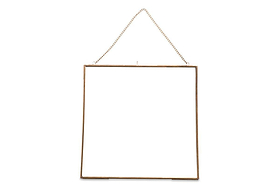 Gigantic Antique Brass Kiko Frame