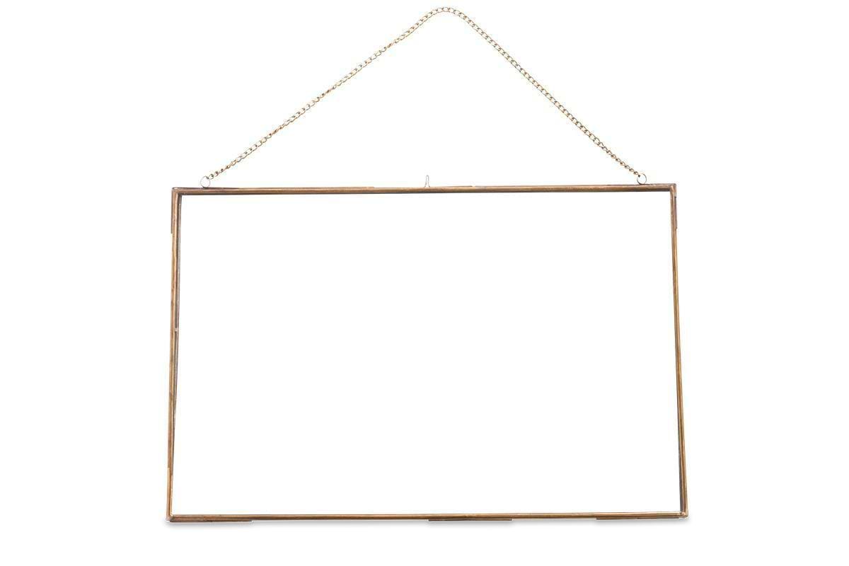 Gigantic Antique Brass Kiko Frame