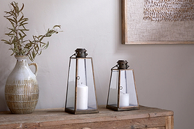Giva Lantern - Antique Brass