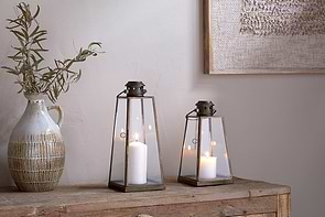 Giva Lantern - Antique Brass
