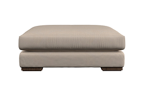 Guddu Grand Footstool - Recycled Cotton Fatigue