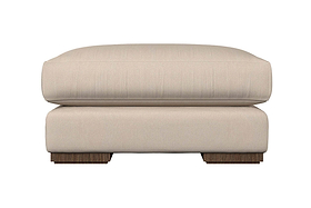 Guddu Grand Footstool - Recycled Cotton Fatigue