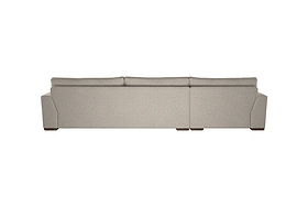 Guddu Grand Left Hand Chaise Sofa - Brera Linen Sage
