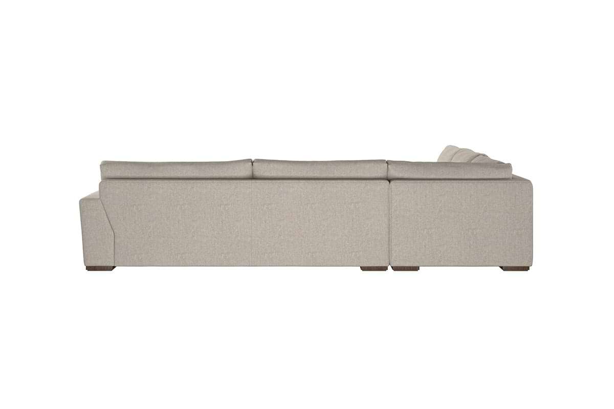 Guddu Grand Left Hand Corner Sofa - Brera Linen Granite