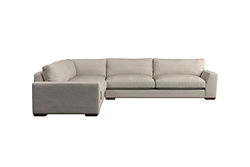 Guddu Grand Left Hand Corner Sofa - Brera Linen Sage