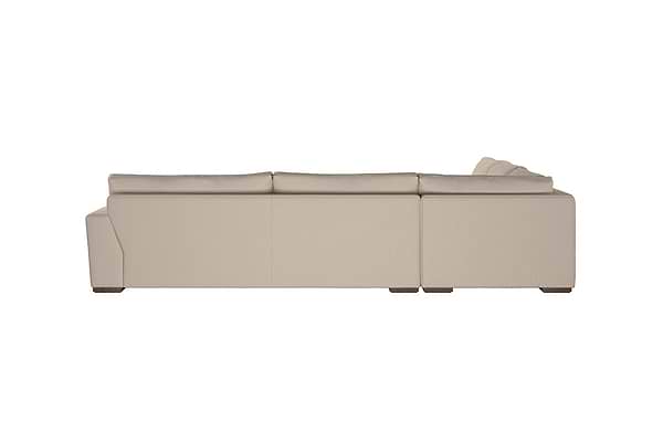 Guddu Grand Left Hand Corner Sofa - Recycled Cotton Airforce