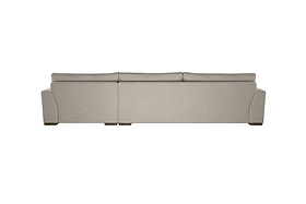 Guddu Grand Right Hand Chaise Sofa - Brera Linen Granite