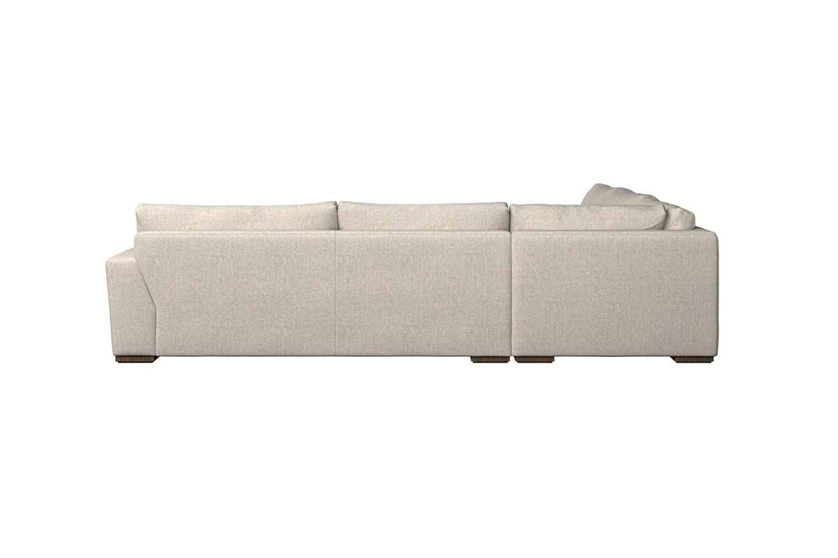 Guddu Grand Right Hand Corner Sofa - Brera Linen Smoke