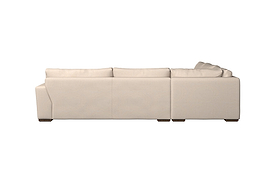 Guddu Grand Right Hand Corner Sofa - Recycled Cotton Mocha-MAKE TO ORDER-Nkuku