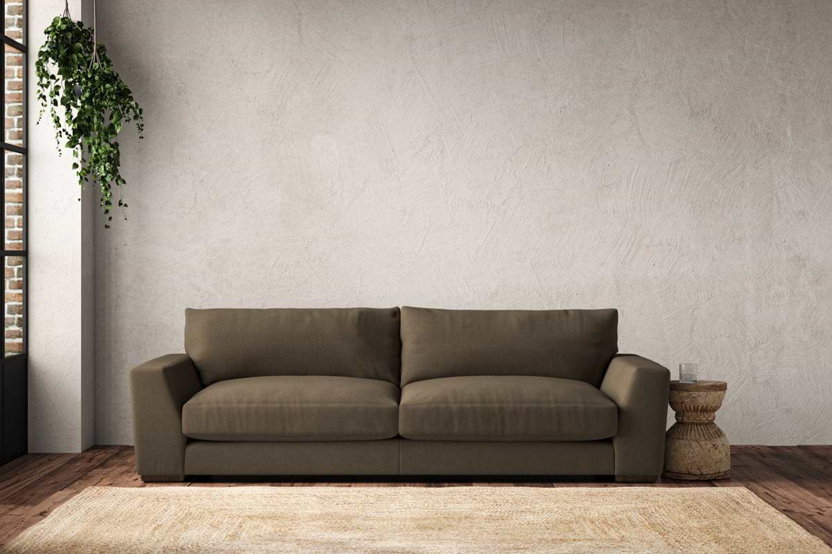 Guddu Grand Sofa - Brera Linen Chestnut-MAKE TO ORDER-Nkuku