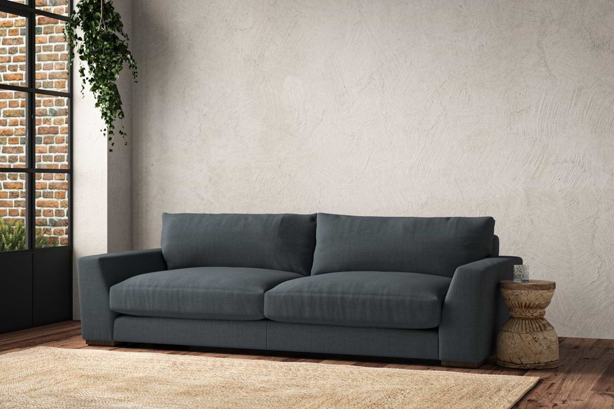 Guddu Grand Sofa - Brera Linen Dusk