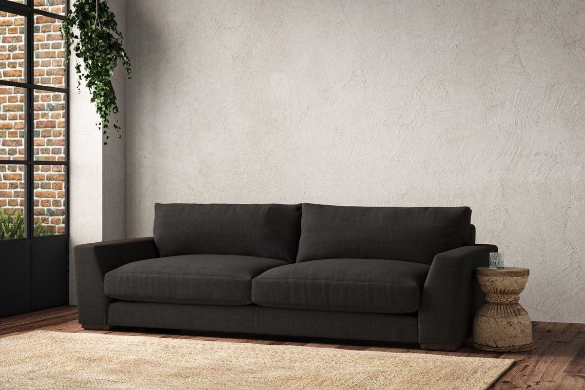 Guddu Grand Sofa - Brera Linen Espresso
