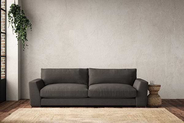 Guddu Grand Sofa - Brera Linen Granite