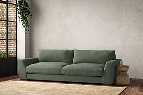 Guddu Grand Sofa - Brera Linen Jade