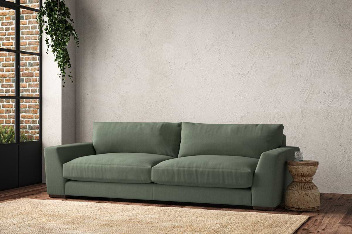 Guddu Grand Sofa - Brera Linen Jade