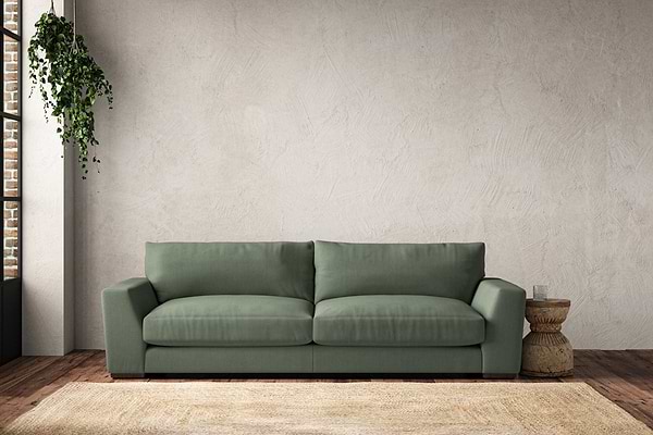 Guddu Grand Sofa - Brera Linen Jade