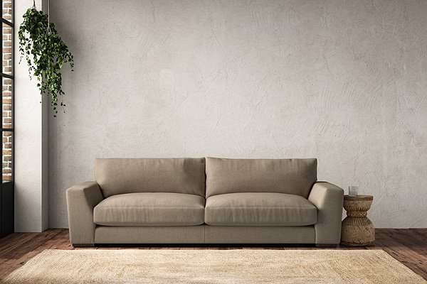 Guddu Grand Sofa - Brera Linen Pebble