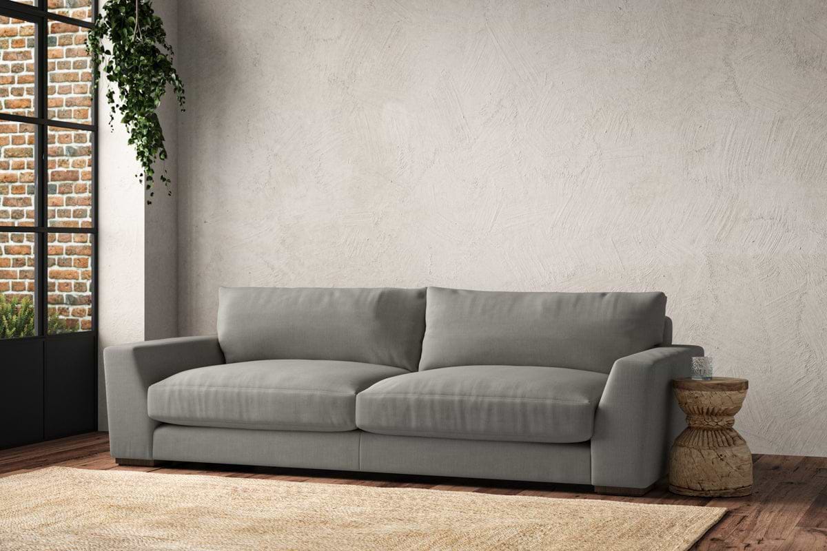 Guddu Grand Sofa - Brera Linen Smoke