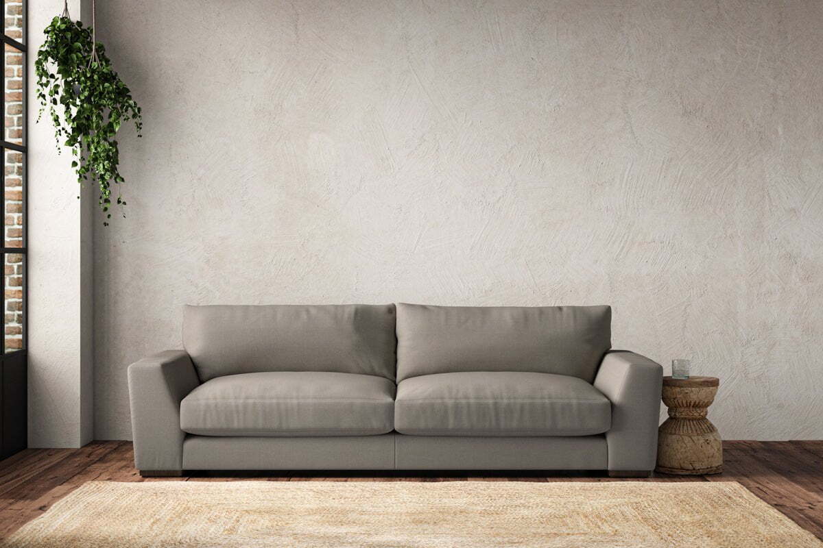 Guddu Grand Sofa - Recycled Cotton Flax-MAKE TO ORDER-Nkuku