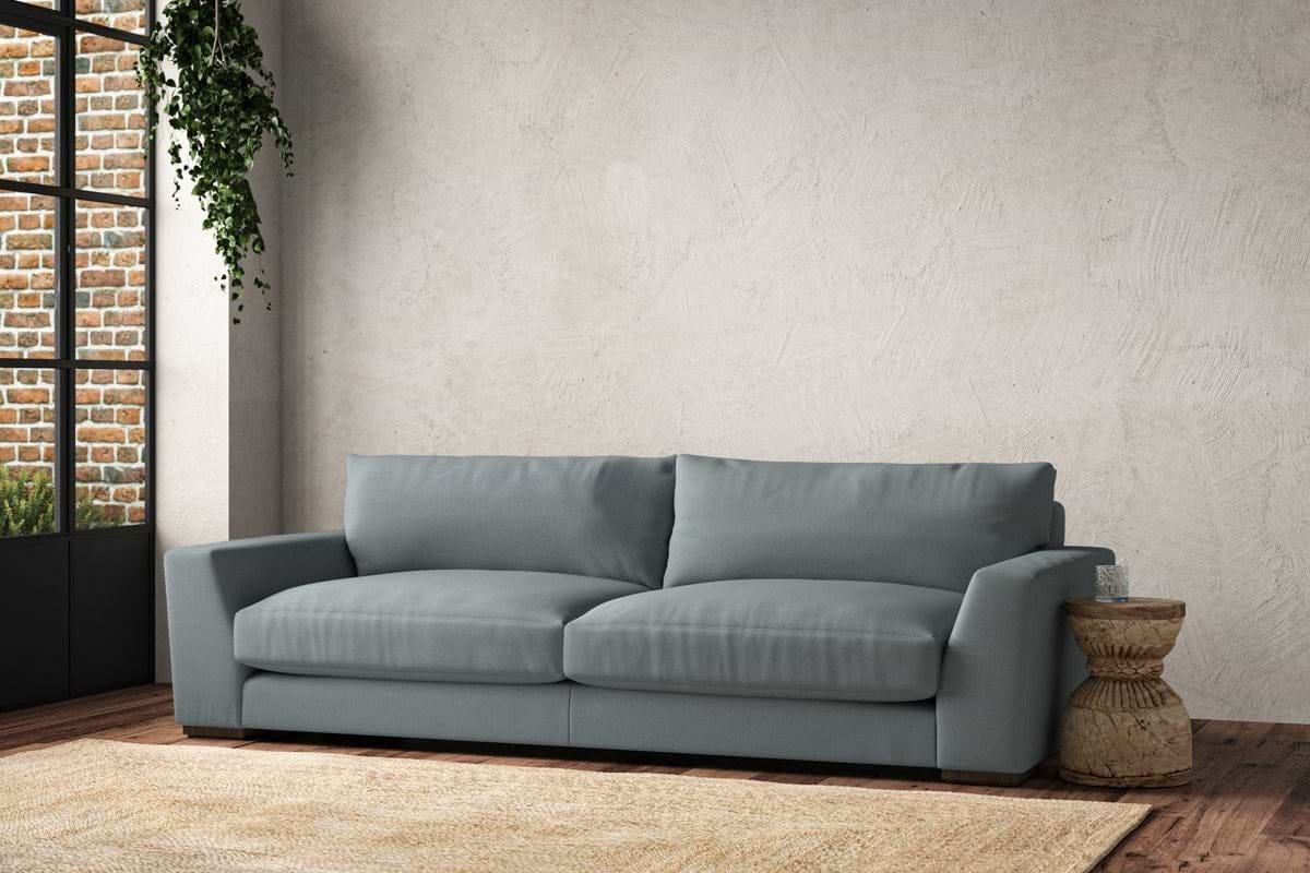 Guddu Grand Sofa - Recycled Cotton Horizon-MAKE TO ORDER-Nkuku