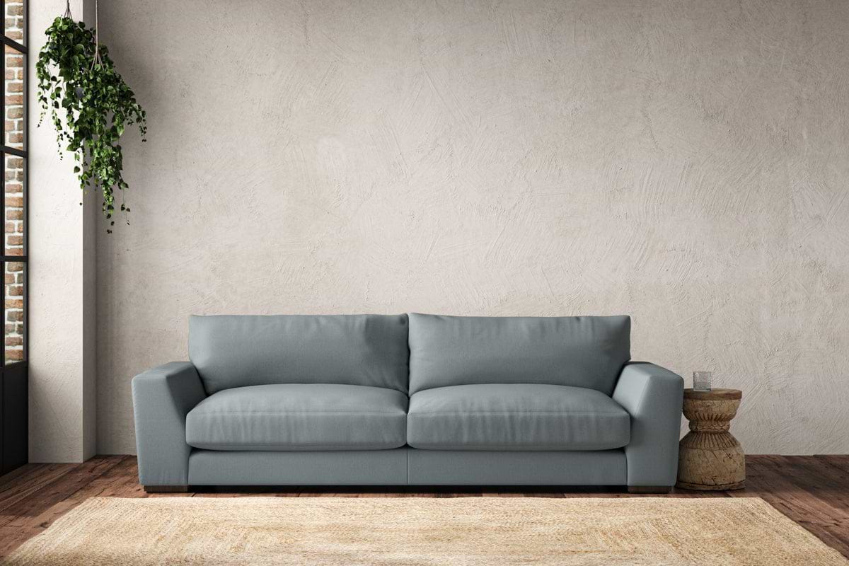 Guddu Grand Sofa - Recycled Cotton Horizon-MAKE TO ORDER-Nkuku