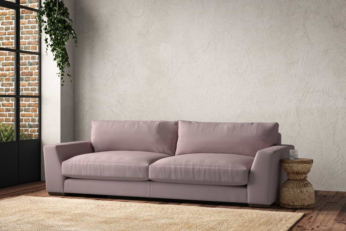 Guddu Grand Sofa - Recycled Cotton Lavender