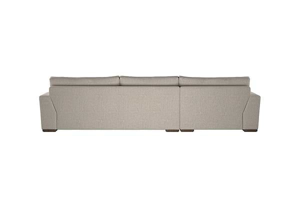 Guddu Large Left Hand Chaise Sofa - Brera Linen Smoke