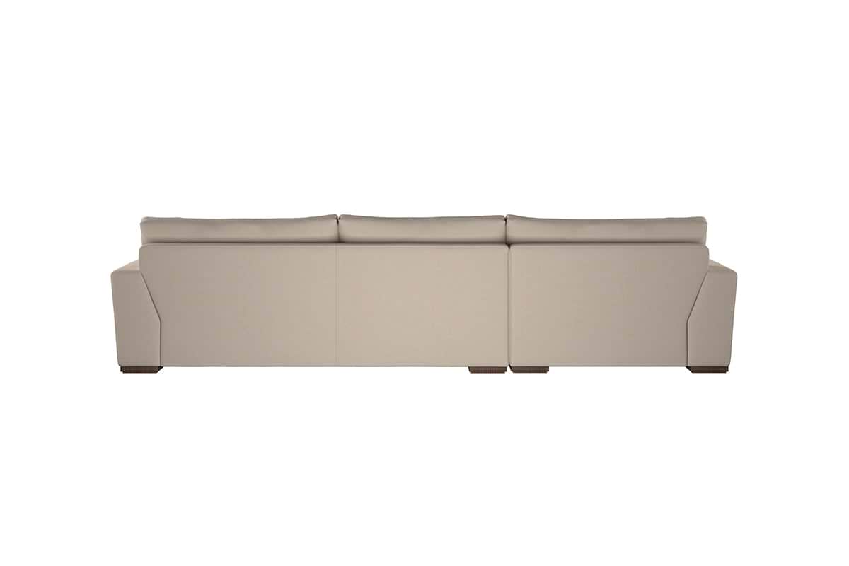 Guddu Large Left Hand Chaise Sofa - Recycled Cotton Horizon-MAKE TO ORDER-Nkuku