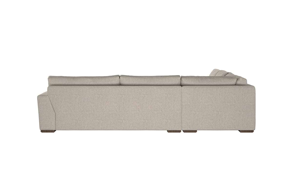 Guddu Large Left Hand Corner Sofa - Brera Linen Espresso
