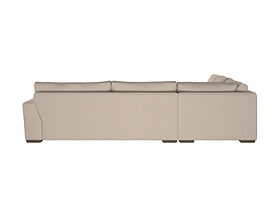Guddu Large Left Hand Corner Sofa - Recycled Cotton Flax-MAKE TO ORDER-Nkuku