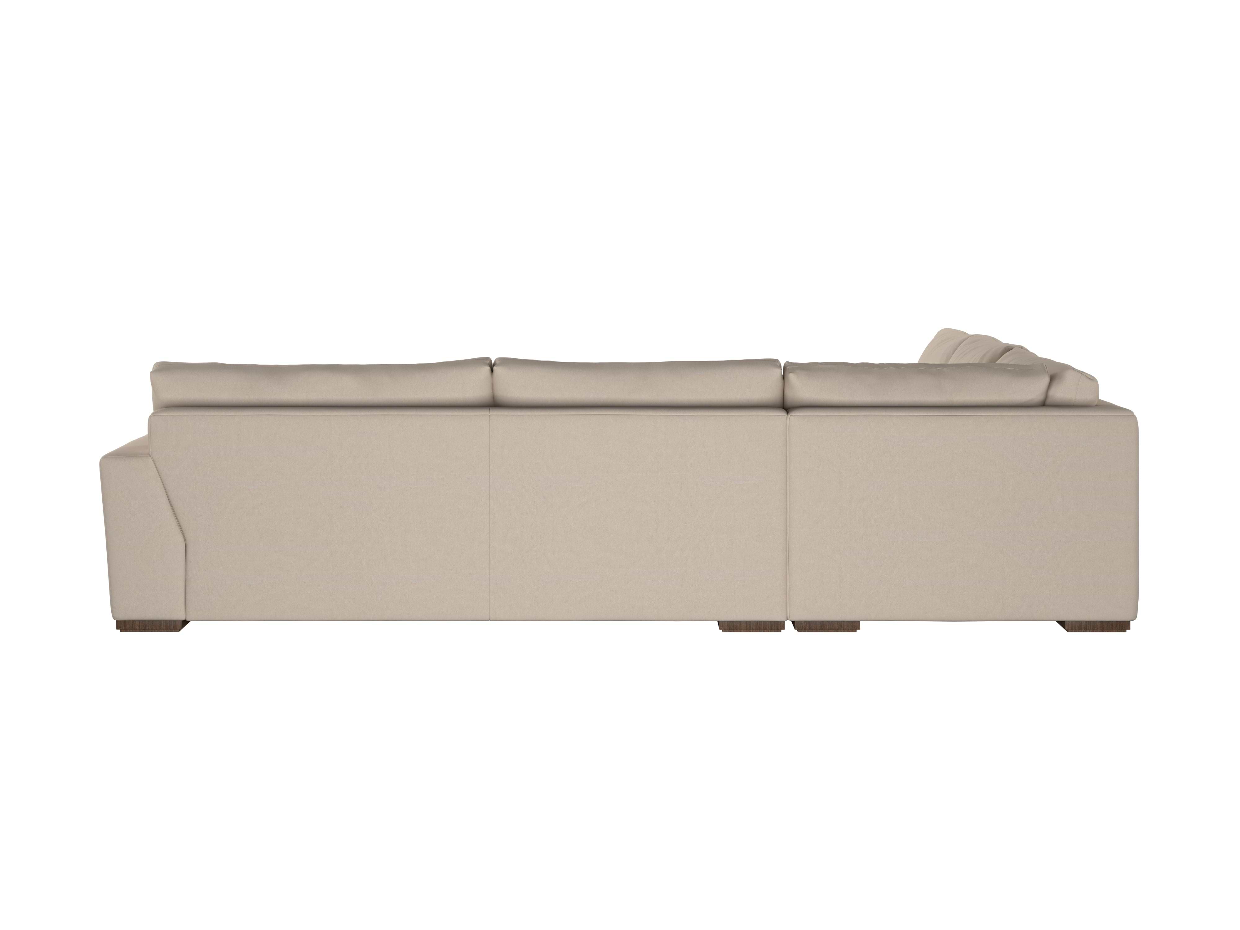 Guddu Large Left Hand Corner Sofa - Recycled Cotton Flax-MAKE TO ORDER-Nkuku