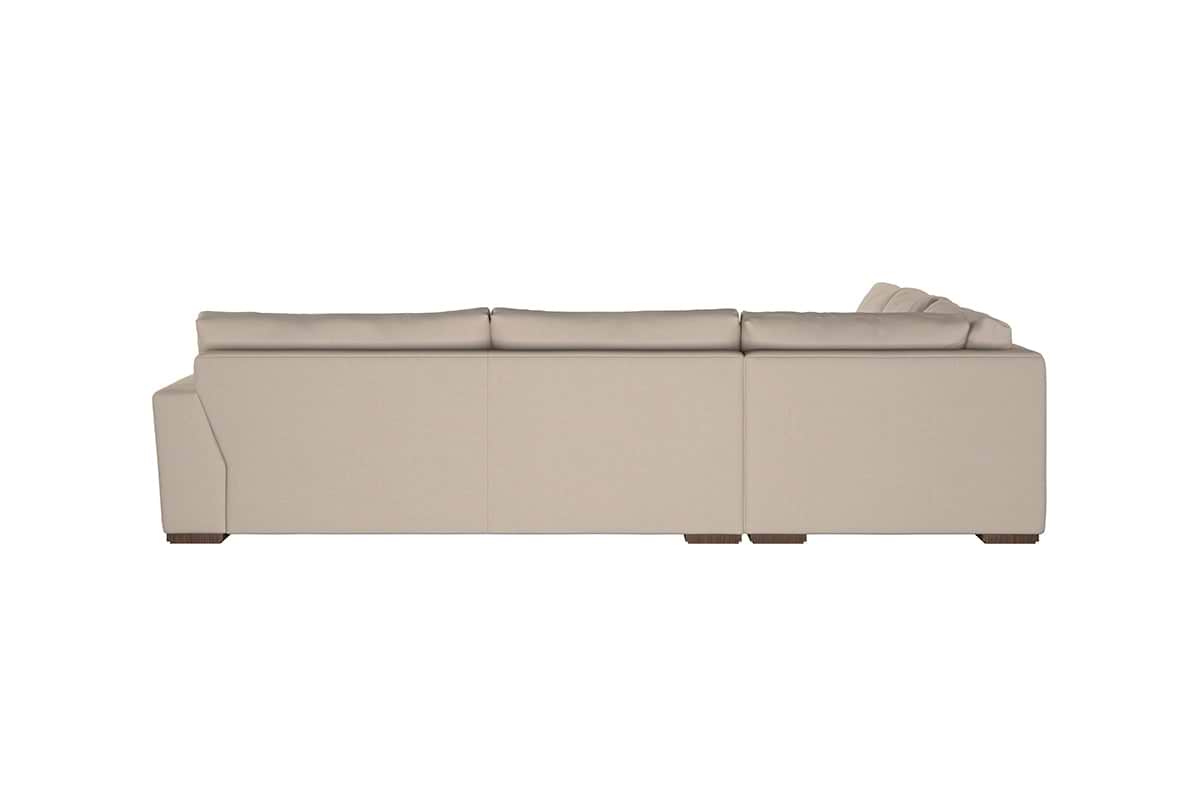 Guddu Large Left Hand Corner Sofa - Recycled Cotton Horizon-nkuku