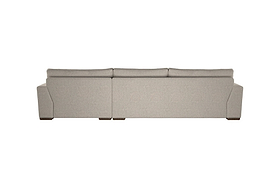 Guddu Large Right Hand Chaise Sofa - Brera Linen Jade