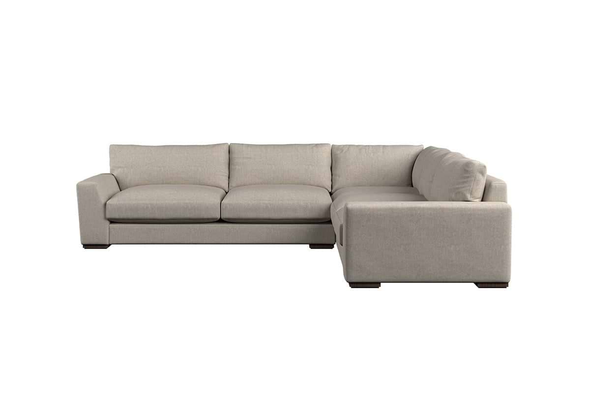 Guddu Large Right Hand Corner Sofa - Brera Linen Dusk
