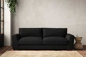 Guddu Large Sofa - Brera Linen Charcoal