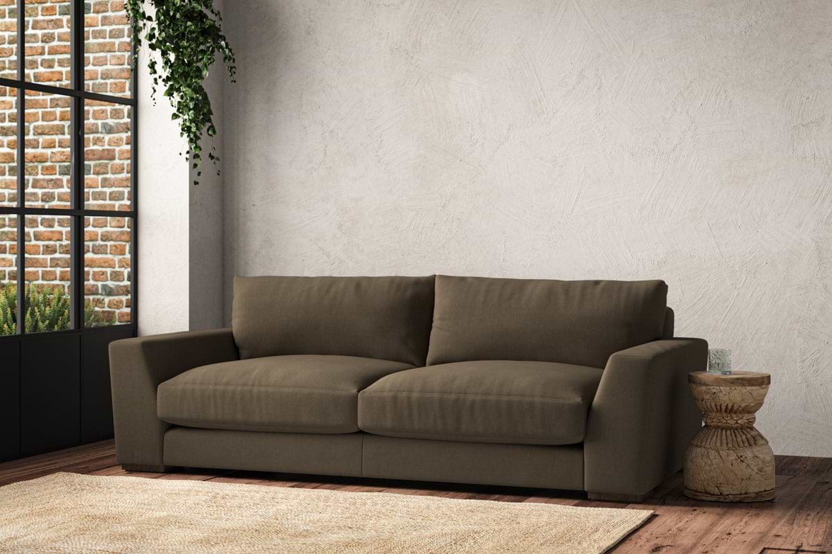 Guddu Large Sofa - Brera Linen Chestnut